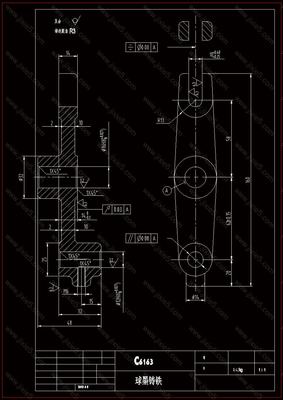 设计C6163摇杆零件的机械加工工艺规程及工艺装备全套设计cad图纸+说明书